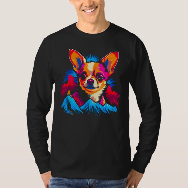 Camiseta Chihuahua Dog Mountain (Frente)