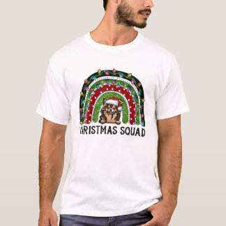 Camiseta Chihuahua Dog Reindeer Papais noeis Esquadrões de