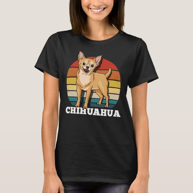 Camiseta Chihuahua Dog  Retro (Frente)