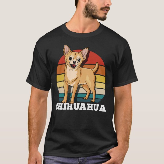 Camiseta Chihuahua Dog Retro (Frente)