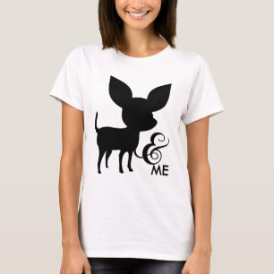 Camiseta Chihuahua e mim tshirt