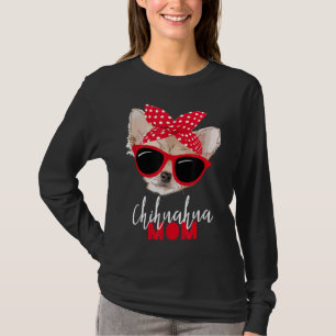 Camiseta Chihuahua Engraçado Cachorro Mamãe Cachorros Cacho