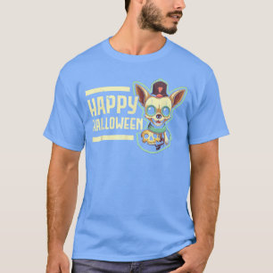 Camiseta Chihuahua Halloween Trick Ou Trate Spooky Do