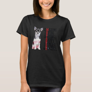 Camiseta Chihuahua Incrível Adorando Forte Gra Selvagem Fel