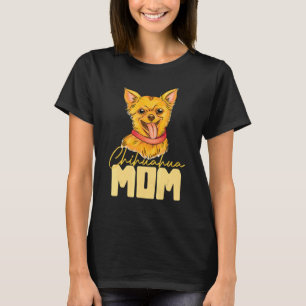 Camiseta Chihuahua Mãe Animal Pup Puppy Pet Dog Proprietári