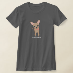 Camiseta Chihuahua Mãe Personalizada Cachorro Mãe 