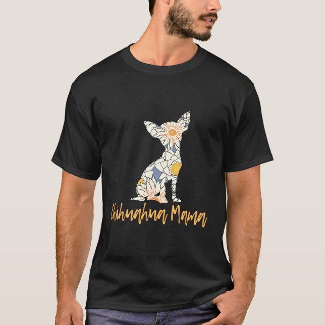 Camiseta Chihuahua Mama Para (Frente)