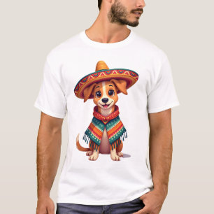 Camiseta Chihuahua México Cinco de Mayo Cachorro Engraçado 