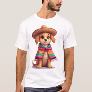 Camiseta Chihuahua México Cinco de Mayo Cachorro Engraçado 