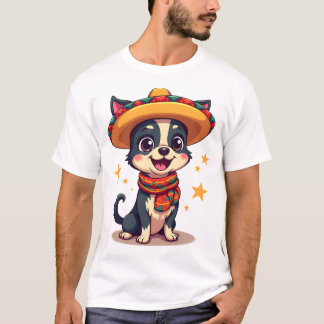 Camiseta Chihuahua  Mexico  Cinco de Mayo  Funny Dog  Copy