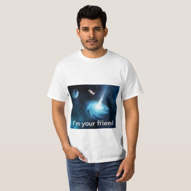 Camiseta Chihuahua no espaço (Frente Completa)