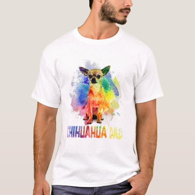 Camiseta Chihuahua Pai Cute (Frente)