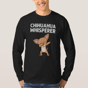 Camiseta Chihuahua Para Homens Mulheres Cachorrinho Dabbing