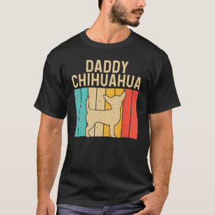 Camiseta Chihuahua para Pai masculino dono de animais de es