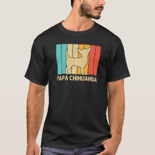 Camiseta Chihuahua para Pai masculino dono de animais de es