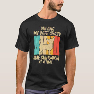 Camiseta Chihuahua para Pai masculino dono de animais de es