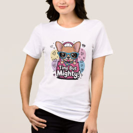 Camiseta Chihuahua Pequena mas Poderosa