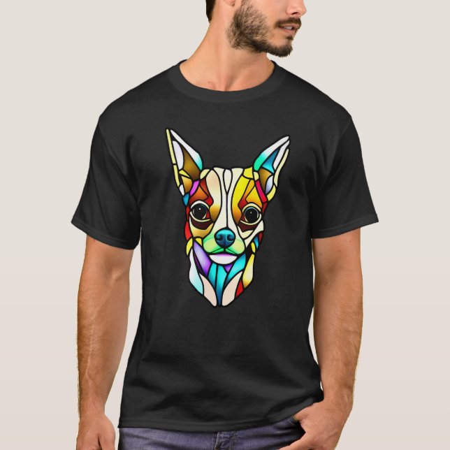 Camiseta Chihuahua - Pop de Vidro Arranjado Premium_1 (Frente)