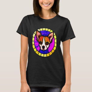Camiseta Chihuahua - Pop de vidro entrançado Art_1