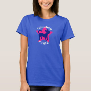 Camiseta Chihuahua Power Cute Long Haired