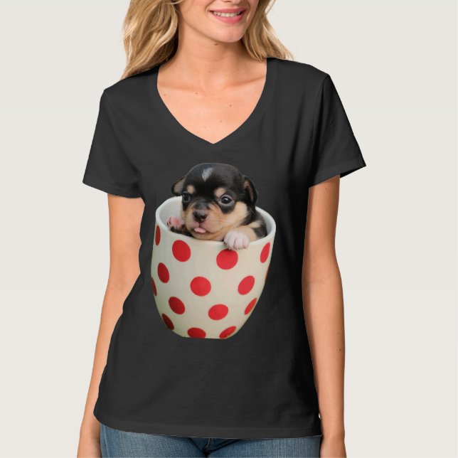 Camiseta Chihuahua Puppy Classic (Frente)