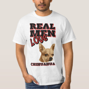 Camiseta Chihuahua real do amor dos homens