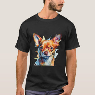 Camiseta Chihuahua Rescue Oferece Amor Com Caleidoscópio Co
