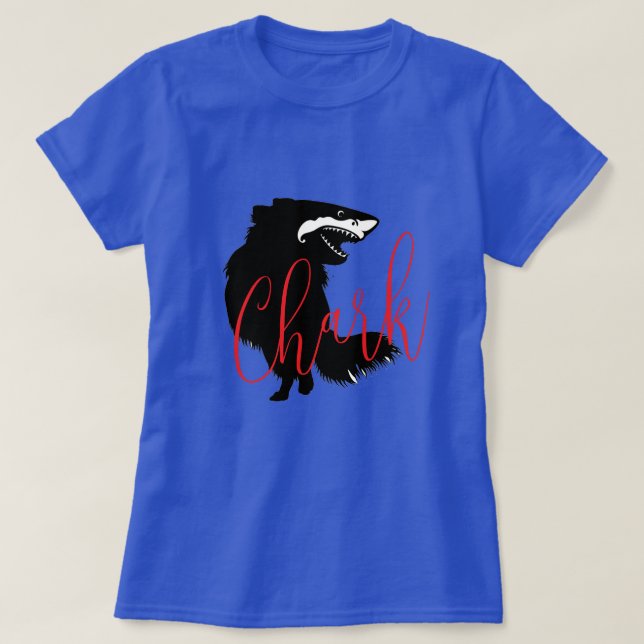 Camiseta Chihuahua + Shark = Chark (Frente do Design)