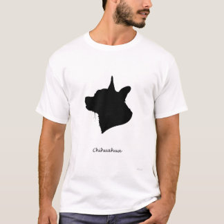 Camiseta Chihuahua - silhueta preta