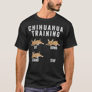 Camiseta Chihuahua Treinando Cão Premium