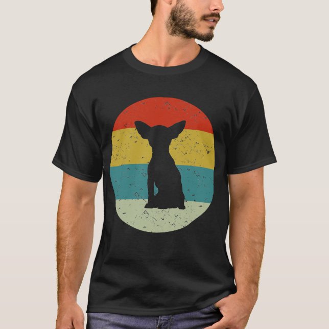 Camiseta chihuahua vintage (Frente)