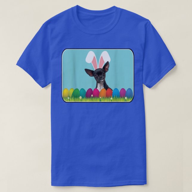 Camiseta Chihuahua w Bunny Ears  (Frente do Design)