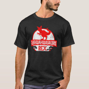Camiseta Chihuahuasaurus Rex Chihuahua Proprietário do Cach