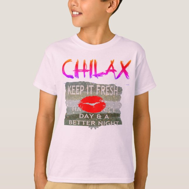 Camiseta Chilax Mantenha simples, legal e perfeito, salve a (Frente)