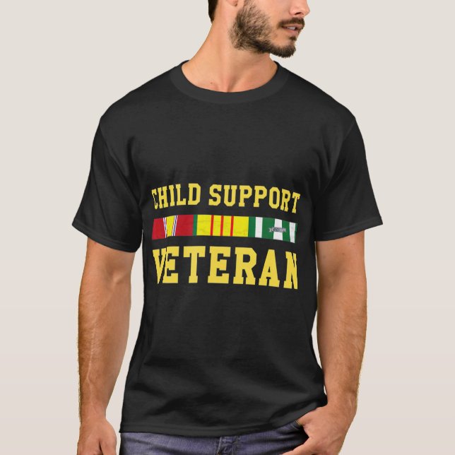 Camiseta Child Support Veteran (Frente)