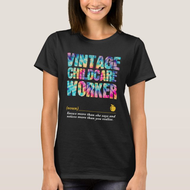 Camiseta Childcare Worker Appreciation Week Back to School  (Frente)