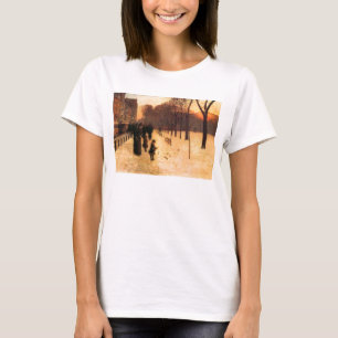 Camiseta Childe Hassam - Boston no crepúsculo diário