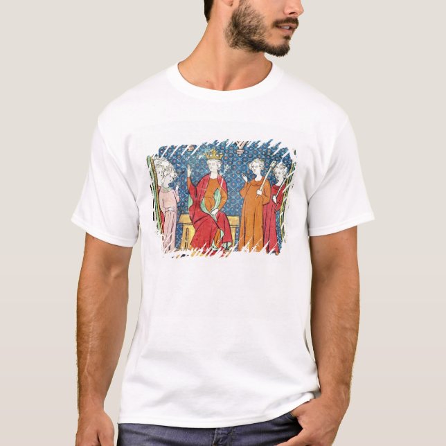 Camiseta Childeric II, rei de Merovingian de Austrasia (Frente)