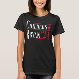 Camiseta Childers Bryan'24 Eletion Engraçado