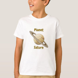 Camiseta Children's t-shirt design with planet names