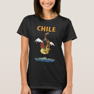 Camiseta Chile América do Sul Condor Laranja Viagem