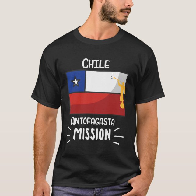Camiseta Chile Antofagasta Mormon LDS Mission Missionary (Frente)
