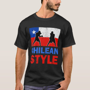 Camiseta Chile Flag Chilean Boxage Club Vintage