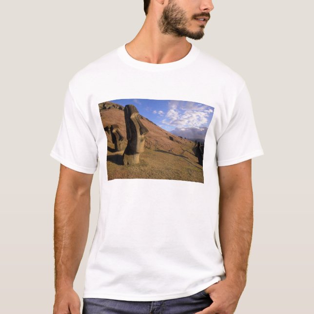 Camiseta Chile, Ilha de Páscoa. Encosta com Moai (Frente)