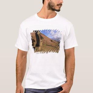 Camiseta Chile, Ilha de Páscoa. Encosta com Moai