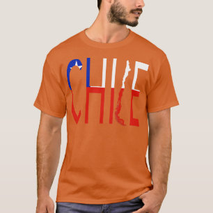 Camiseta Chile Map Flag Chileno