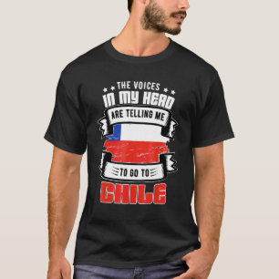 Camiseta Chile na Minha Cabeça