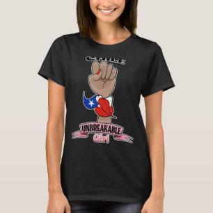Camiseta Chile Rapariga Inseparável Patrimônio no Chile Fl