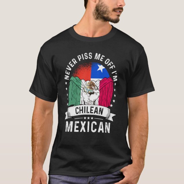 Camiseta Chile sinaliza México crescendo orgulho de cidadão (Frente)