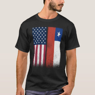 Camiseta Chile Sinalizadores chilenos americanos orgulhosos